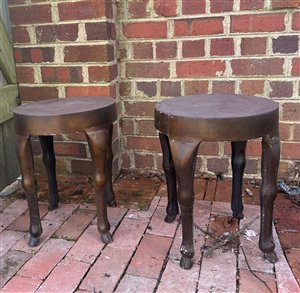before piggy bank table